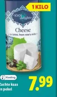 Lidl Zachte kaas in pekel aanbieding
