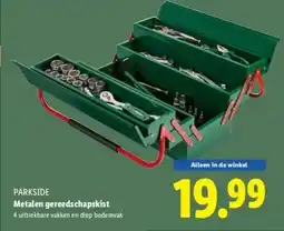 Lidl Metalen gereedschapskist aanbieding