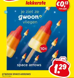 Dekamarkt G'woon space arrows aanbieding