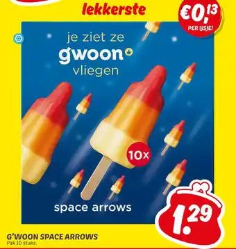 Dekamarkt G'woon space arrows aanbieding