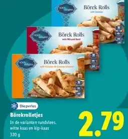 Lidl Börekrolletjes aanbieding