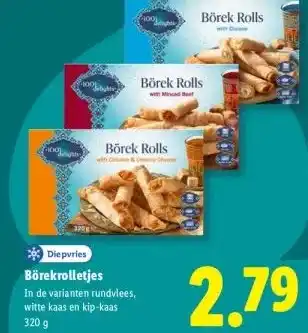 Lidl Börekrolletjes aanbieding