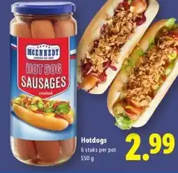 Lidl Hotdogs aanbieding