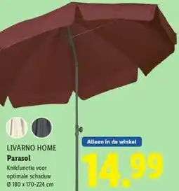 Lidl LIVARNO HOME Parasol aanbieding