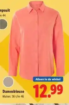 Lidl Damesblouse aanbieding