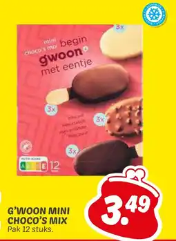 Dekamarkt G'woon mini choco's mix aanbieding