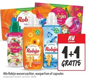 Jumbo Alle Robijn wasverzachter, wasparfum of capsules aanbieding