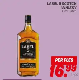 Dekamarkt Label 5 scotch whisky aanbieding