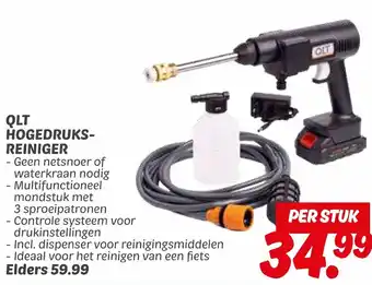 Dekamarkt QLT Hogedruks reiniger aanbieding