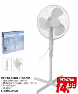 Dekamarkt Ventilator staand aanbieding