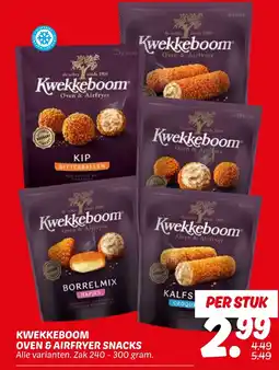Dekamarkt Kwekkeboom oven & airfryer snacks aanbieding