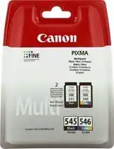 Bol.com Canon pg-545 / cl-546 Inktcartridge - Kleur & Zwart + Retourzakje aanbieding