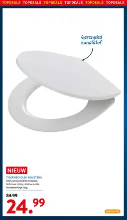 Kluswijs Tiger recycled toiletbril aanbieding