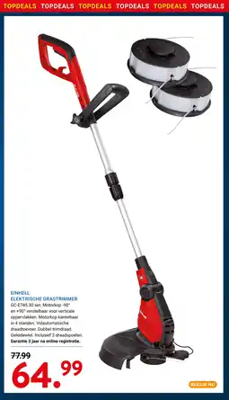 Kluswijs Einhell elektrische grastrimmer aanbieding