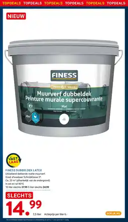 Kluswijs Finess dubbeldek latex aanbieding