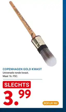 Kluswijs Copenhagen gold kwast aanbieding