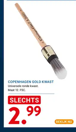 Kluswijs Copenhagen gold kwast aanbieding