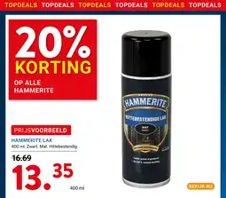 Kluswijs Hammerite lak aanbieding