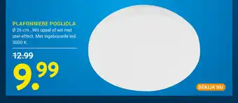 Kluswijs Plafonniere pogliola aanbieding