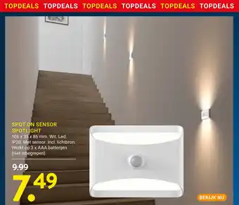 Kluswijs Spot on sensor spotlight aanbieding