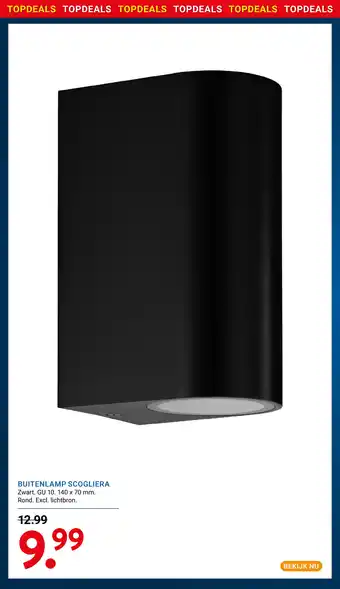 Kluswijs Buitenlamp scogliera aanbieding