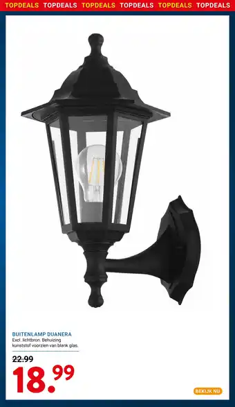 Kluswijs Buitenlamp duanera aanbieding