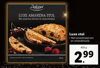 Lidl Delicieux Luxe stol 450g aanbieding