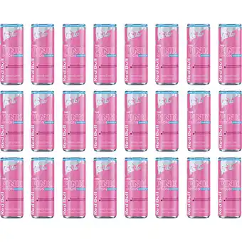 Albert Heijn Red Bull Pink edition sf bosvruchtensmaak 24-pack aanbieding