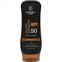 Albert Heijn Australian Gold Instant bronzer lotion 50 aanbieding