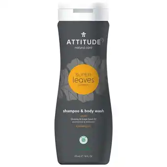 Douglas Attitude Super Leaves Science Shampoo & Body Wash 2-in-1 - Sports MEN aanbieding