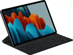 Coolblue Samsung Galaxy Tab S7/S8 Toetsenbord Hoes QWERTY Zwart aanbieding
