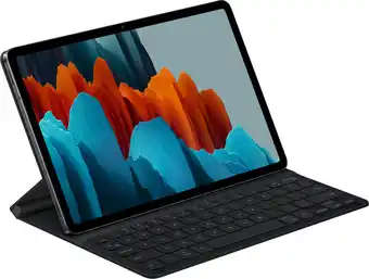 Coolblue Samsung Galaxy Tab S7/S8 Toetsenbord Hoes QWERTY Zwart aanbieding