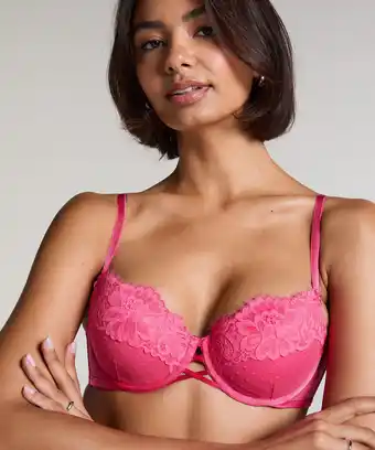 Hunkemoller Hunkemöller Voorgevormde beugel bh Harmony Roze aanbieding