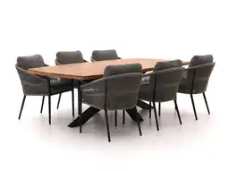 Kees Smit Bellagio Mineo/Induno Deens Ovaal 240cm dining tuinset 7-delig aanbieding