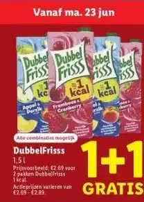 Lidl DubbelFrisss aanbieding