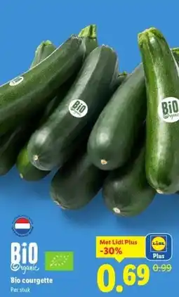 Lidl Organic Bio courgette aanbieding