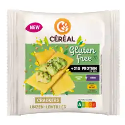 De Online Drogist Cereal Céréal Gluten Free Crackers Linzen 100GR aanbieding
