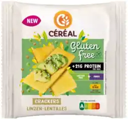 De Online Drogist Cereal Céréal Gluten Free Crackers Linzen 100GR aanbieding