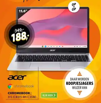 Expert acer CHROMEBOOK 315 aanbieding