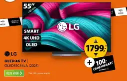 Expert LG OLED 4K TV OLED55C54LA aanbieding