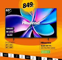 Expert Hisense QLED 4K TV 65E79Q PRO (2025) aanbieding