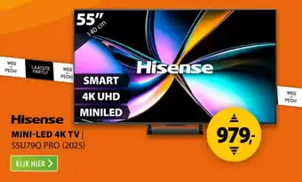 Expert Hisense MINI-LED 4K TV 55U79Q Pro aanbieding