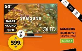 Expert SAMSUNG QLED 4K TV 50Q80D aanbieding