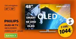 Expert PHILIPS 4K UHD 480LED809 AMBILIGHT aanbieding