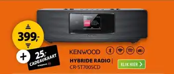 Expert KENWOOD hybride radio CR-ST700SCD aanbieding