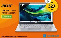 Expert acer LAPTOP SWIFT 3 aanbieding