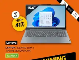 Expert Lenovo LAPTOP IDEAPAD SLIM 3 15AMN8 aanbieding