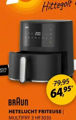 Expert BRAUN HETELUCHT FRITEUSE MULTIFRY 3 HF3030 aanbieding