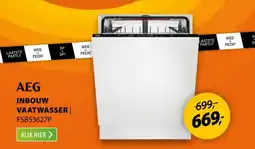 Expert AEG Inbouw vaatwasser FSB53627P aanbieding