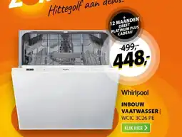 Expert Whirlpool Inbouw vaatwasser WCIC 3C26 PE aanbieding